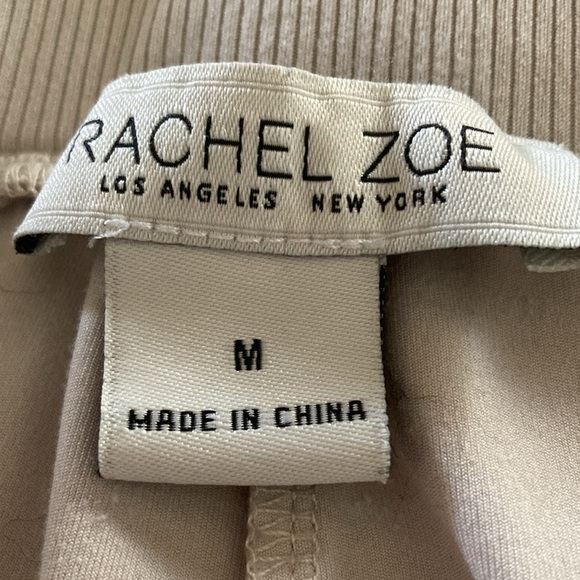 Rachel Zoe women’s medium tan casual pants stretch pull on - Picture 4 of 7